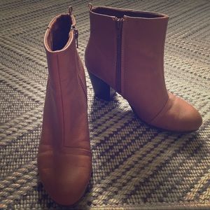 Cognac Booties